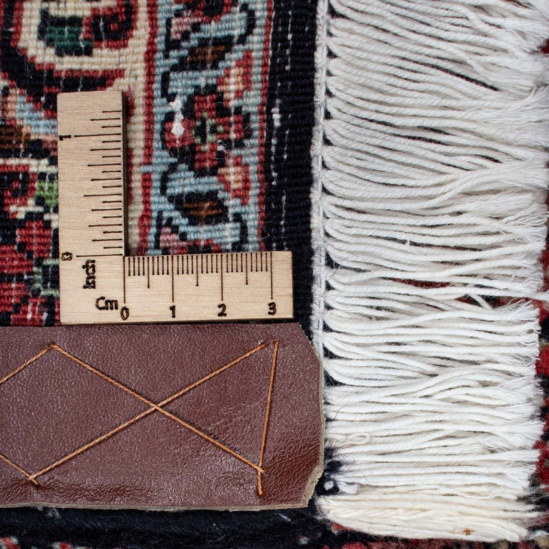 Tapis persan - Bidjar - 194 x 132 cm - bleu foncé