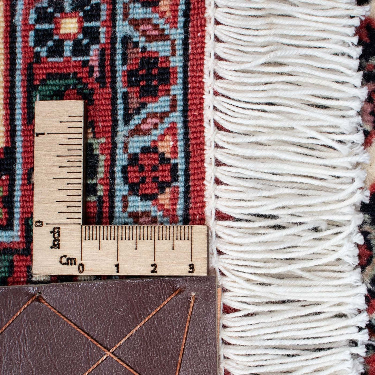 Tapis persan - Bidjar - 200 x 128 cm - bleu foncé