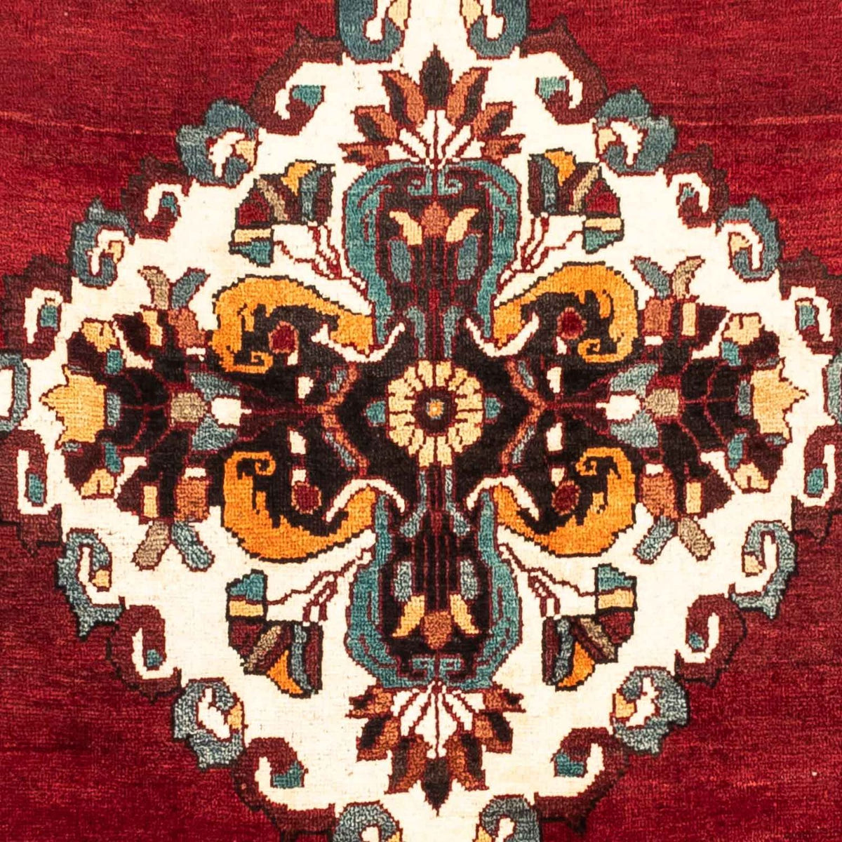 Tapis persan - Nomadic - 240 x 150 cm - rouge foncé