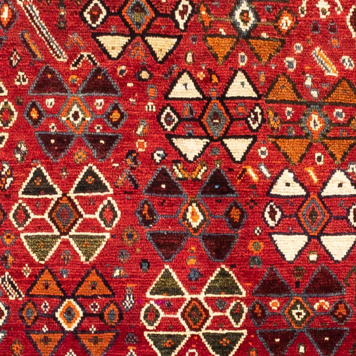 Tapis persan - Nomadic - 233 x 152 cm - rouge foncé