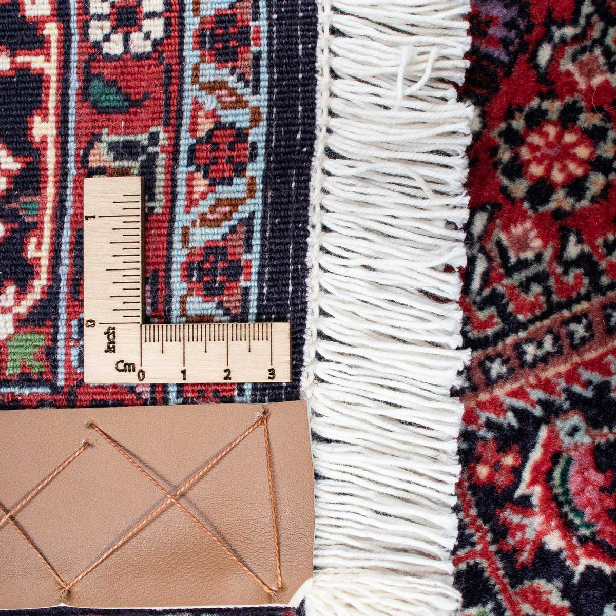 Tapis persan - Bidjar - 215 x 132 cm - rouge clair