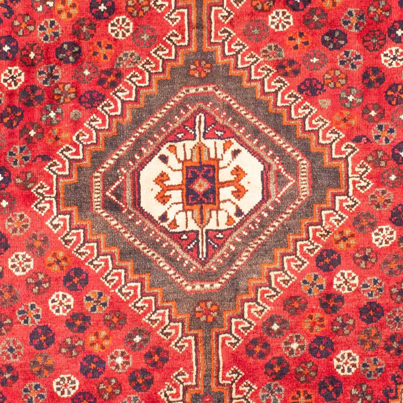 Tapis persan - Nomadic - 159 x 120 cm - rouge foncé