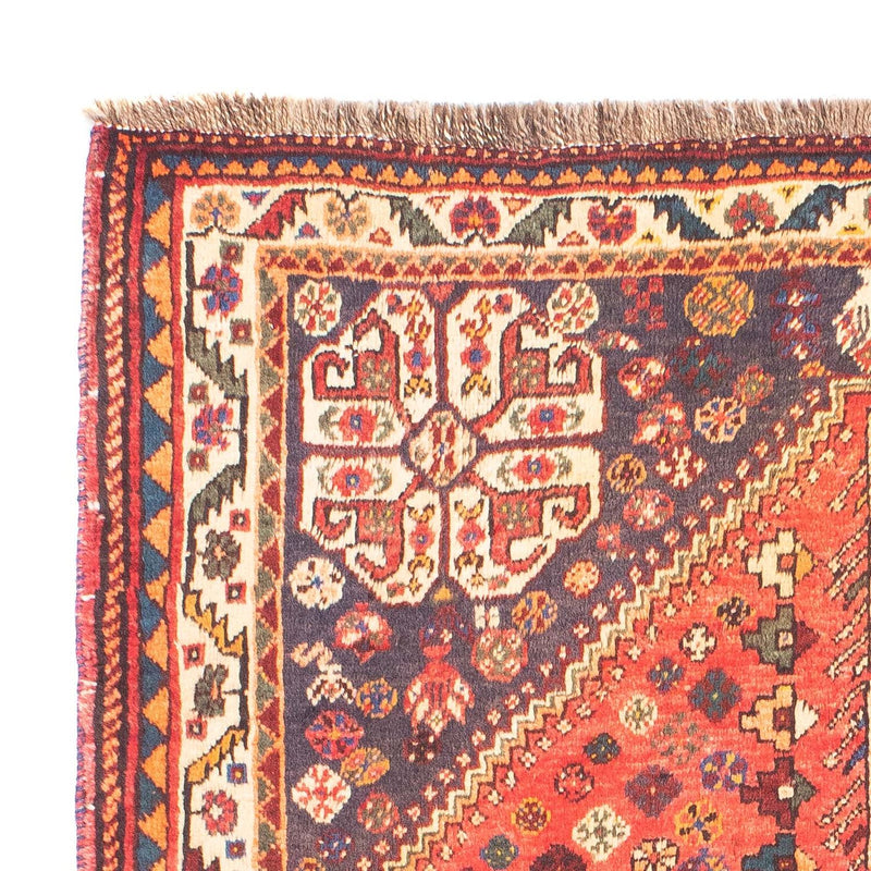 Tapis persan - Nomadic - 167 x 128 cm - rouge foncé