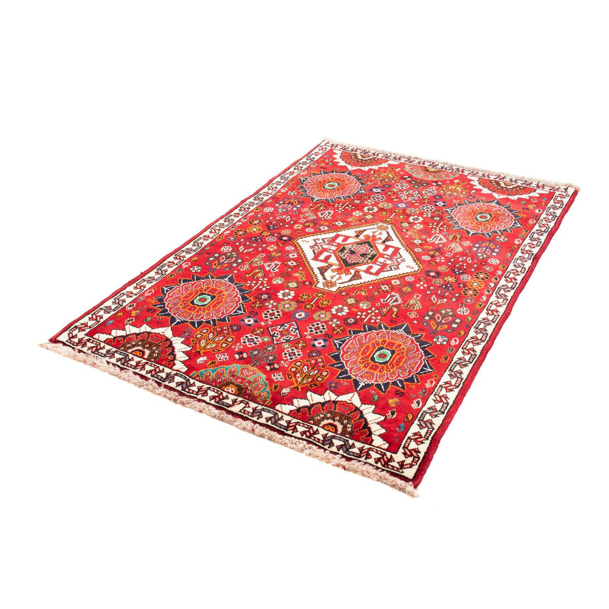Tapis persan - Nomadic - 171 x 113 cm - rouge