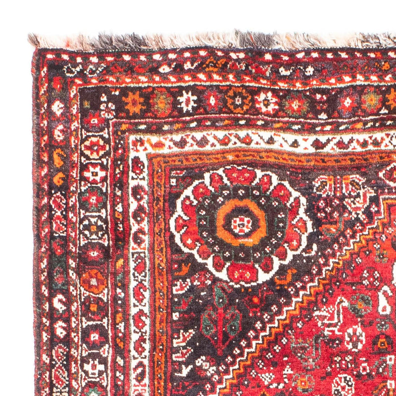 Tapis persan - Nomadic - 149 x 111 cm - rouge foncé