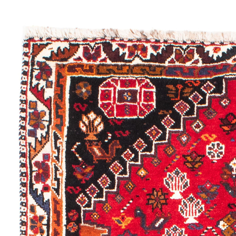 Tapis persan - Nomadic - 168 x 105 cm - rouge foncé