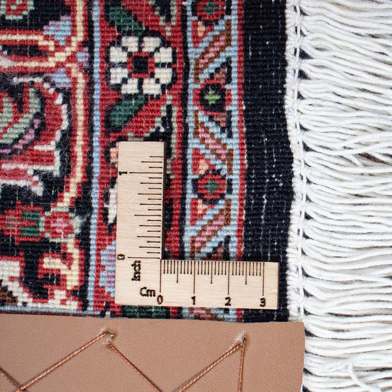 Tapis persan - Bidjar - 203 x 127 cm - bleu foncé