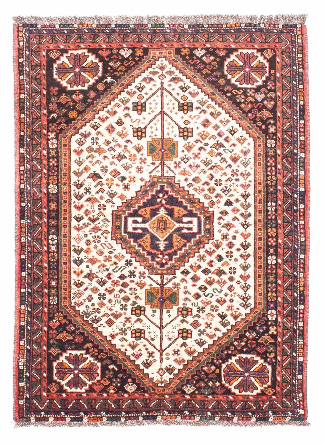 Tapis persan - Nomadic - 148 x 103 cm - beige