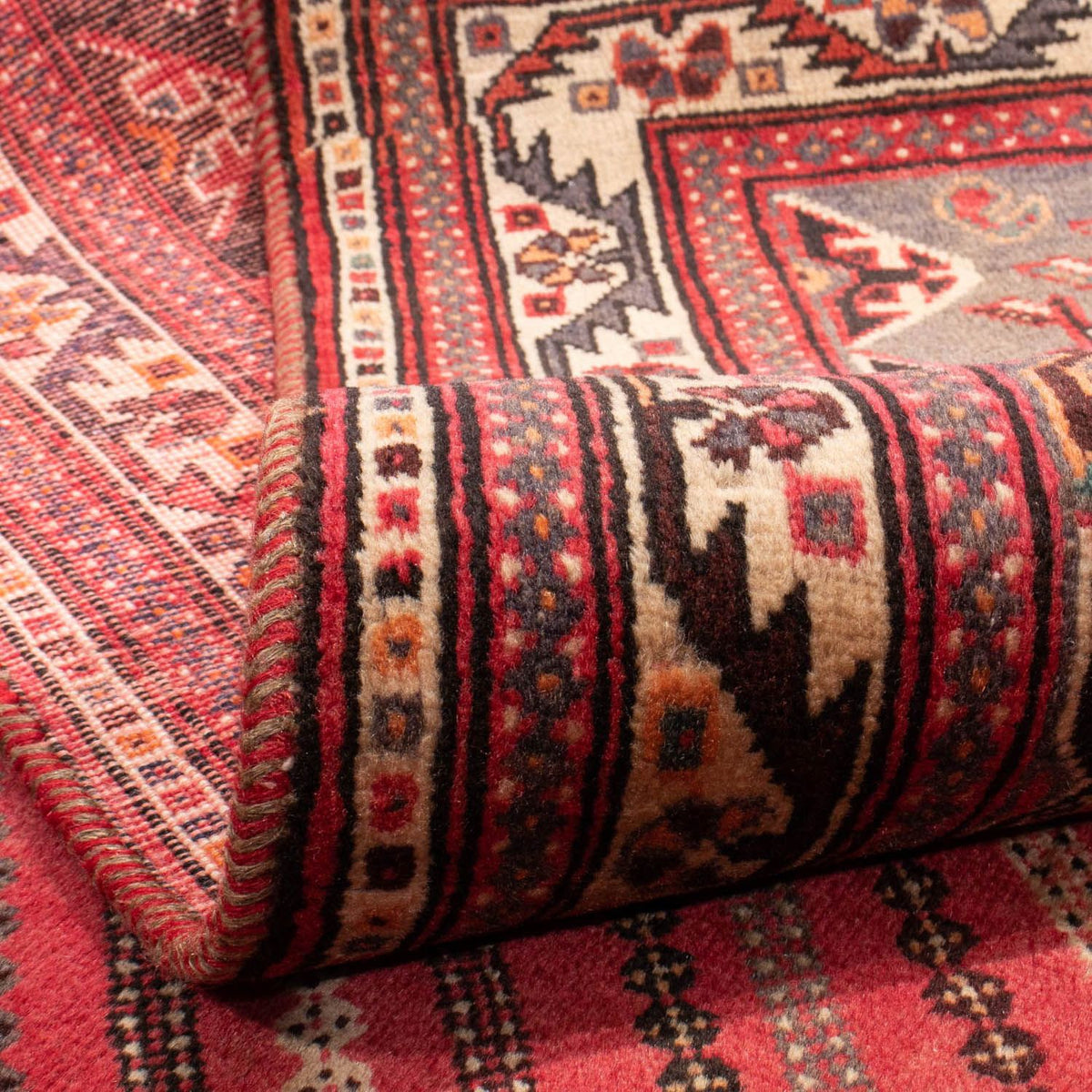 Tapis persan - Nomadic - 289 x 213 cm - rouge