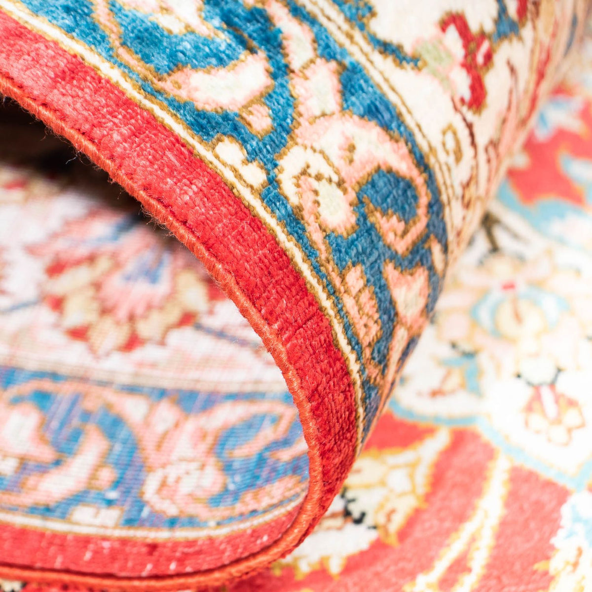 Tapis persan - Ghom - 156 x 98 cm - rouge