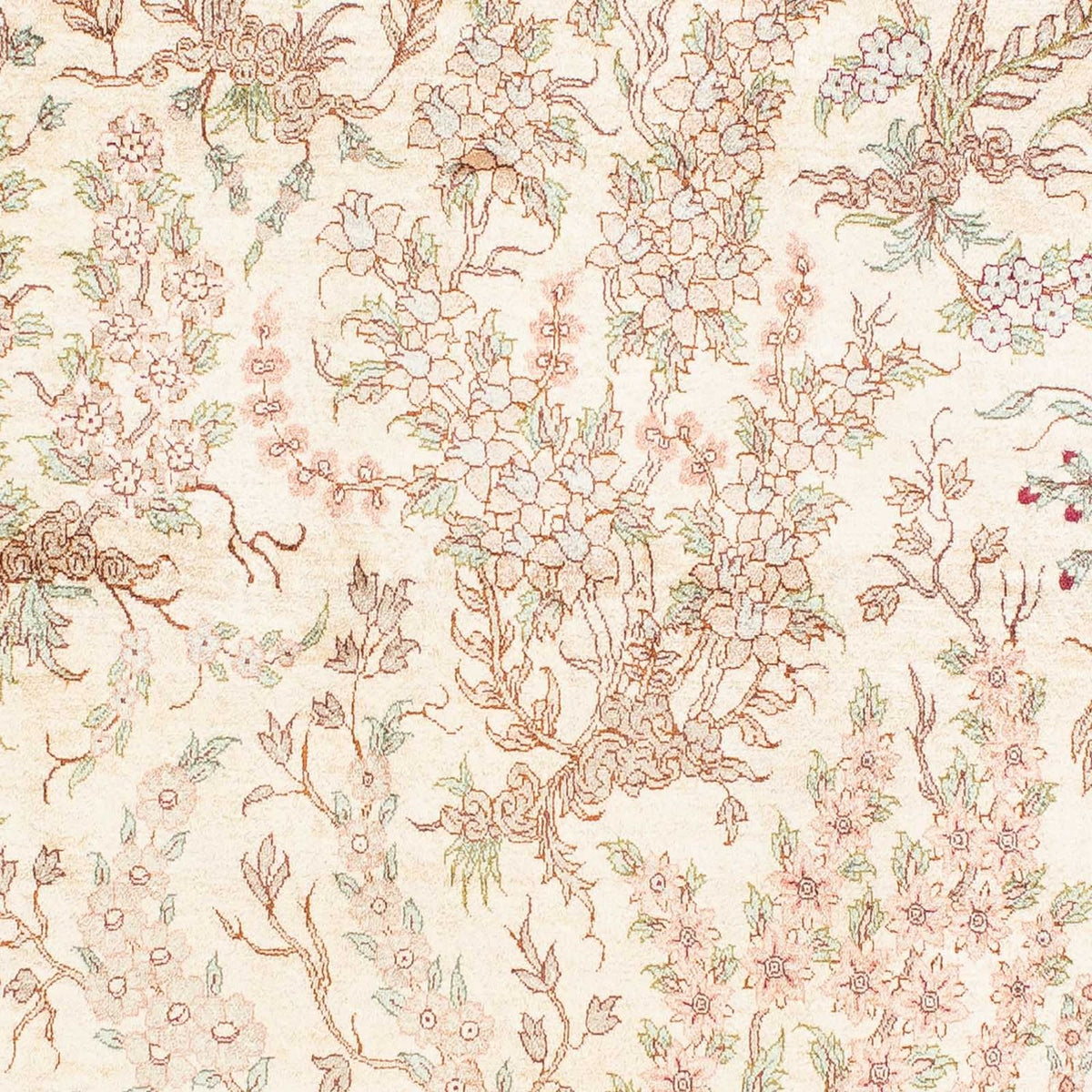 Tapis persan - Ghom - 157 x 102 cm - beige