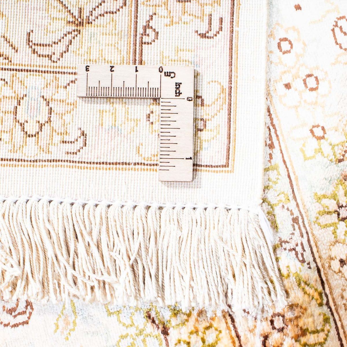 Tapis persan - Ghom - 147 x 99 cm - beige