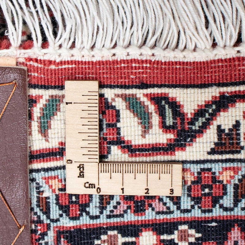 Tapis persan - Bidjar - 217 x 131 cm - rouge clair