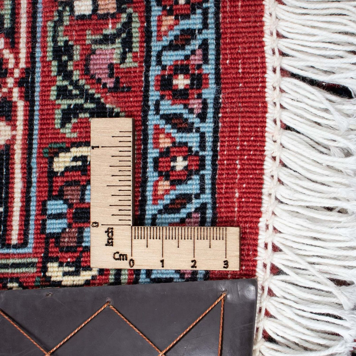 Tapis persan - Bidjar - 210 x 130 cm - rouge clair