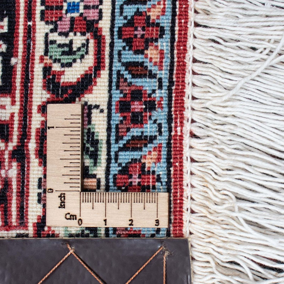 Tapis persan - Bidjar - 212 x 130 cm - rouge clair