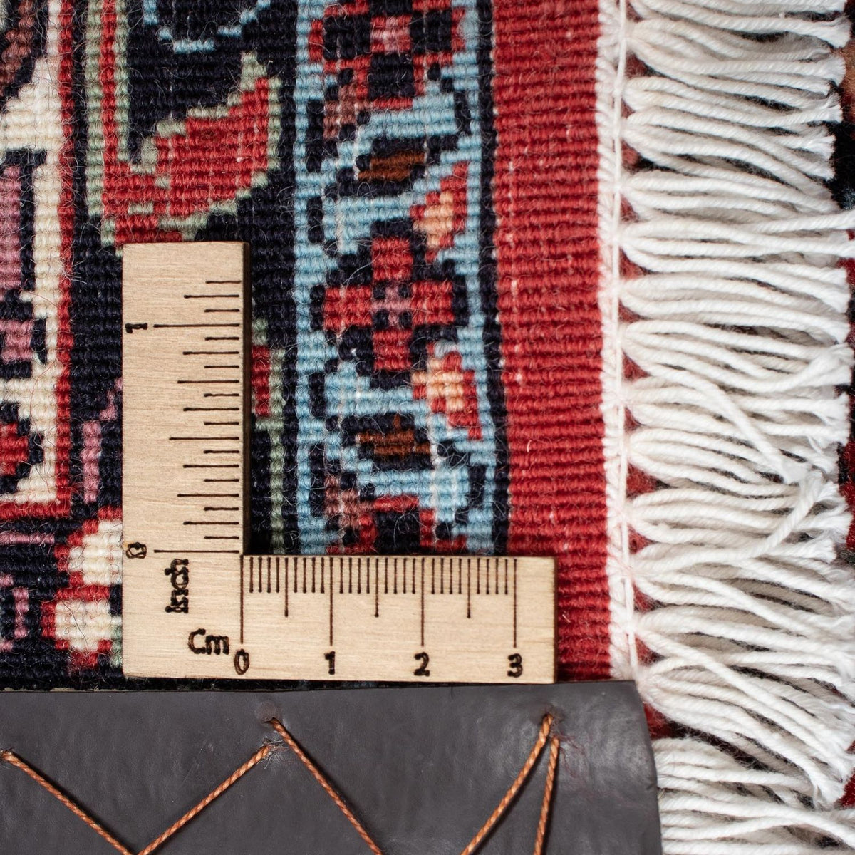 Tapis persan - Bidjar - 220 x 134 cm - rouge clair