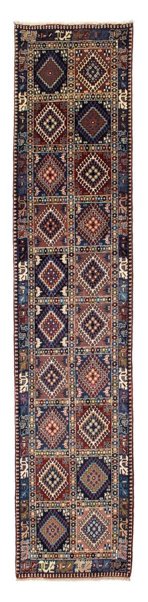 Tapis de couloir Tapis persan - Nomadic - 381 x 80 cm - multicolore