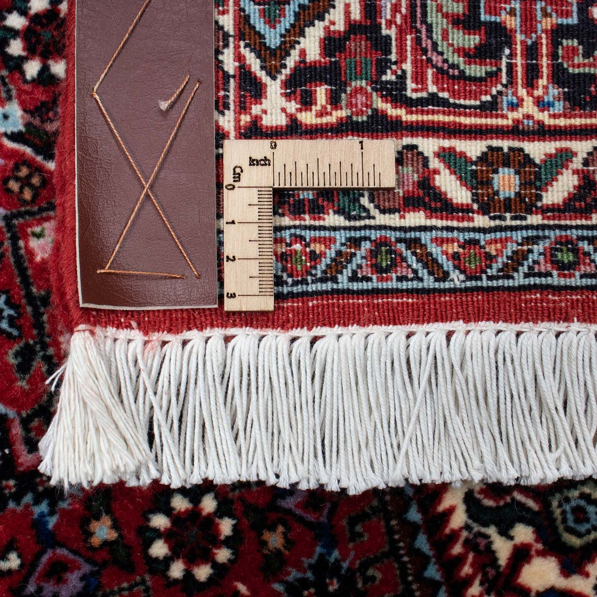 Tapis persan - Bidjar - 228 x 132 cm - rouge clair