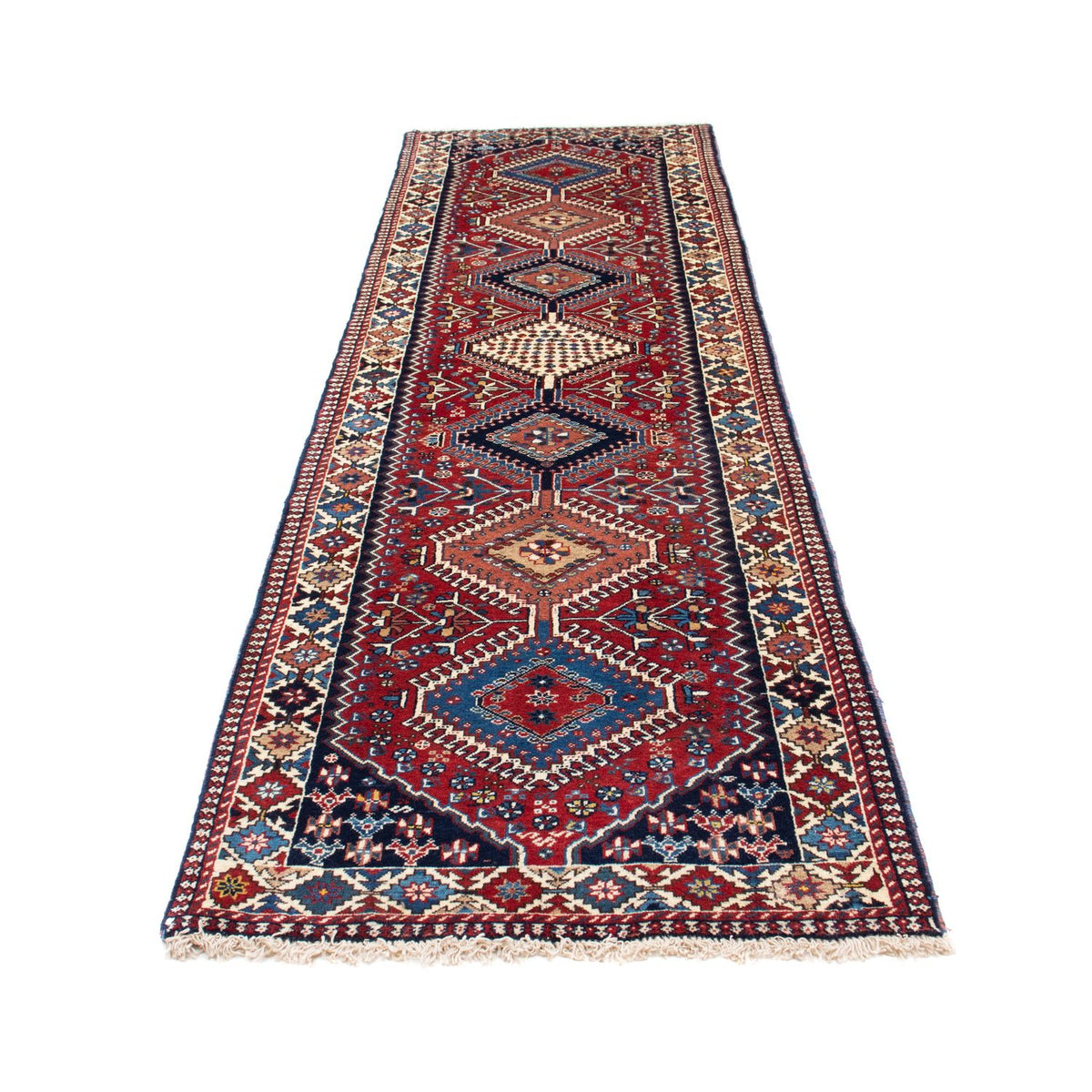 Tapis de couloir Tapis persan - Nomadic - 302 x 80 cm - multicolore