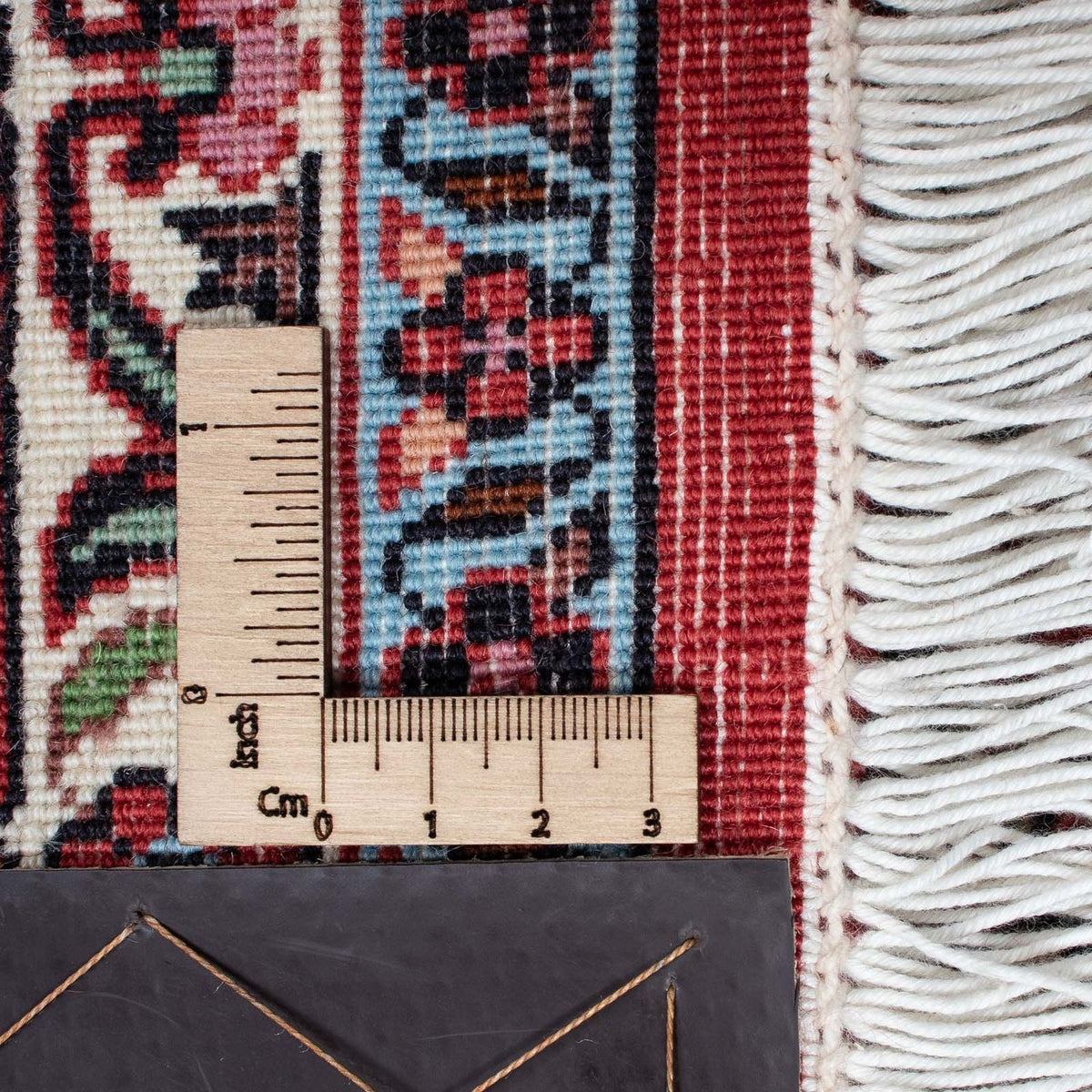 Tapis persan - Bidjar - 216 x 128 cm - rouge clair