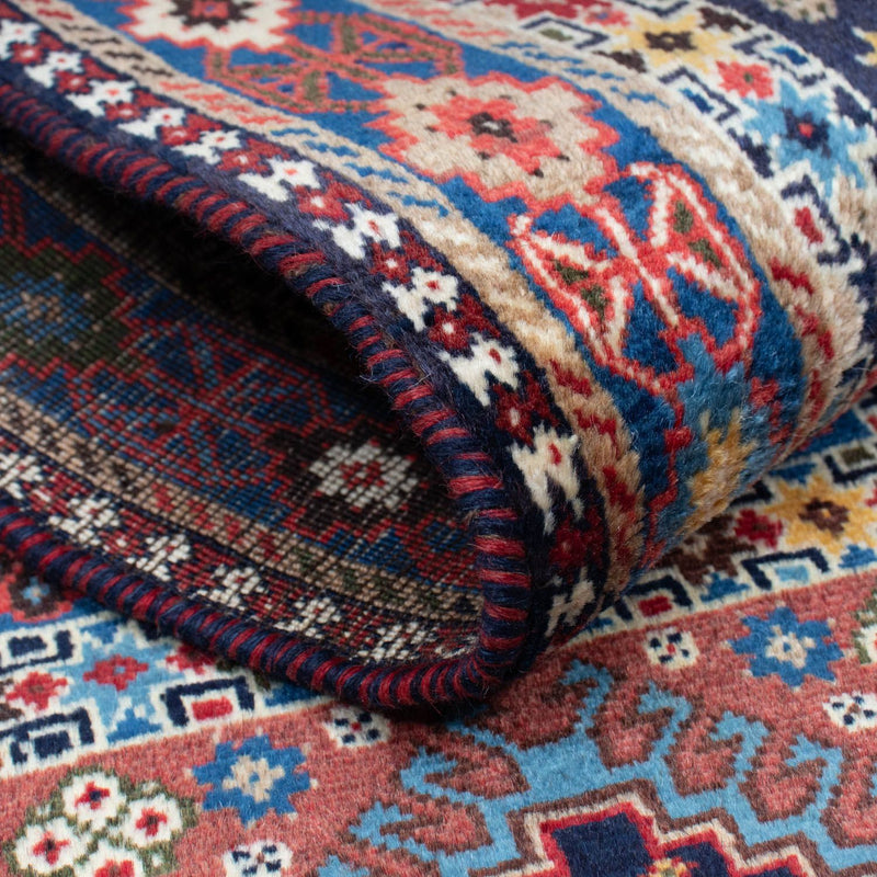 Tapis de couloir Tapis persan - Nomadic - 196 x 80 cm - bleu