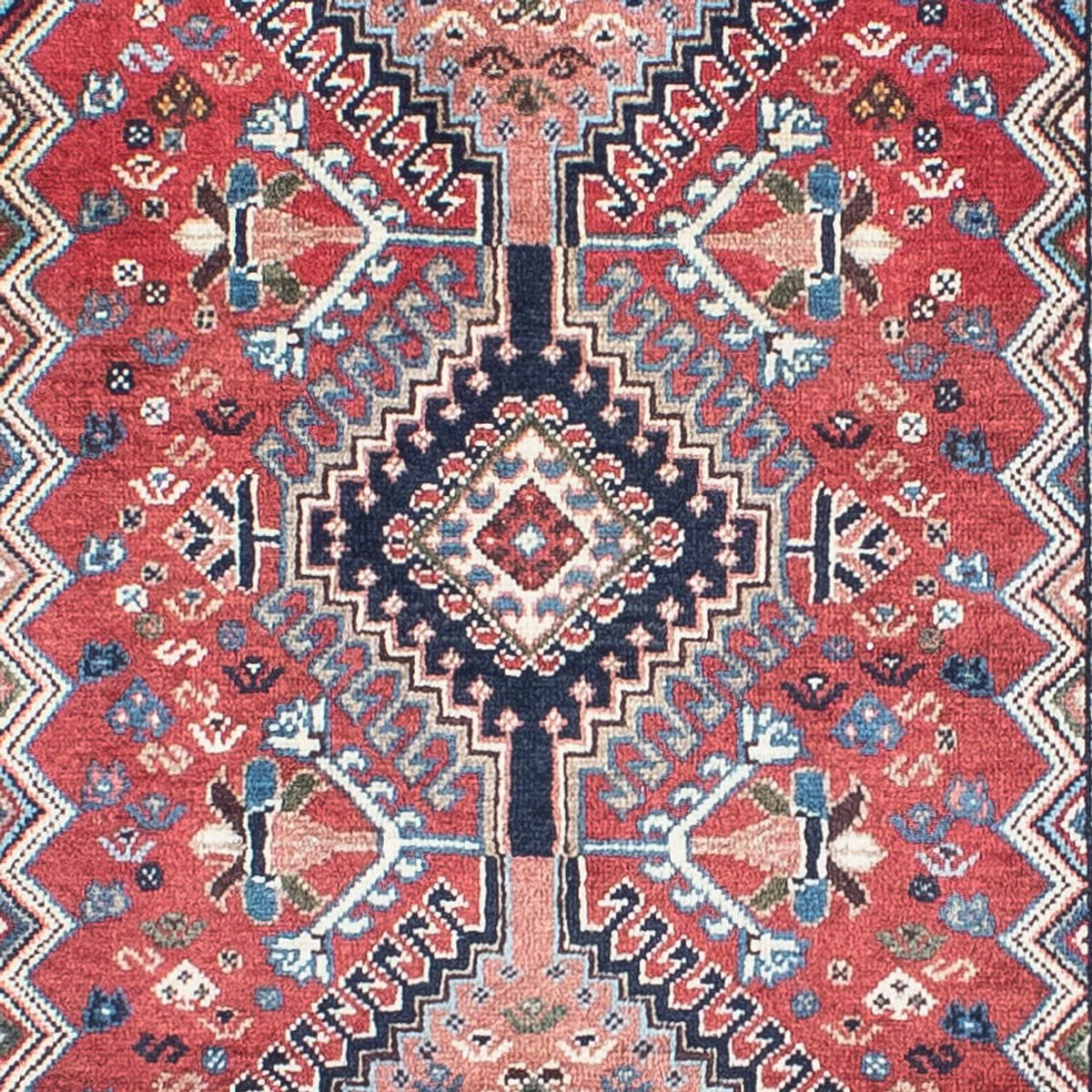 Tapis de couloir Tapis persan - Nomadic - 292 x 80 cm - rouge clair