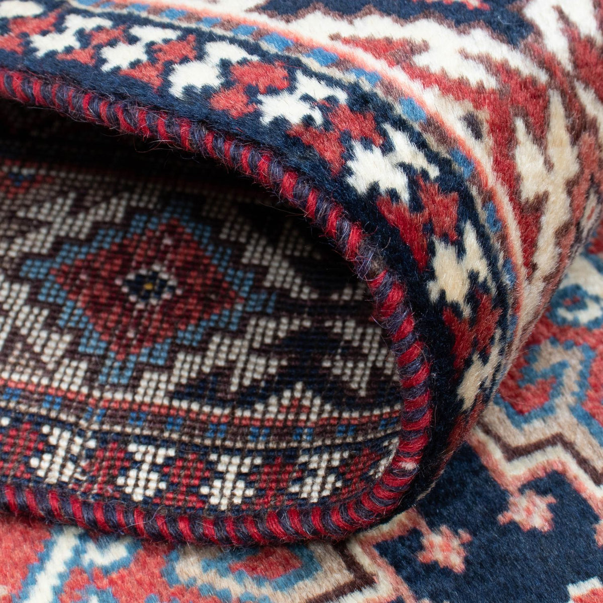 Tapis de couloir Tapis persan - Nomadic - 292 x 80 cm - rouge clair