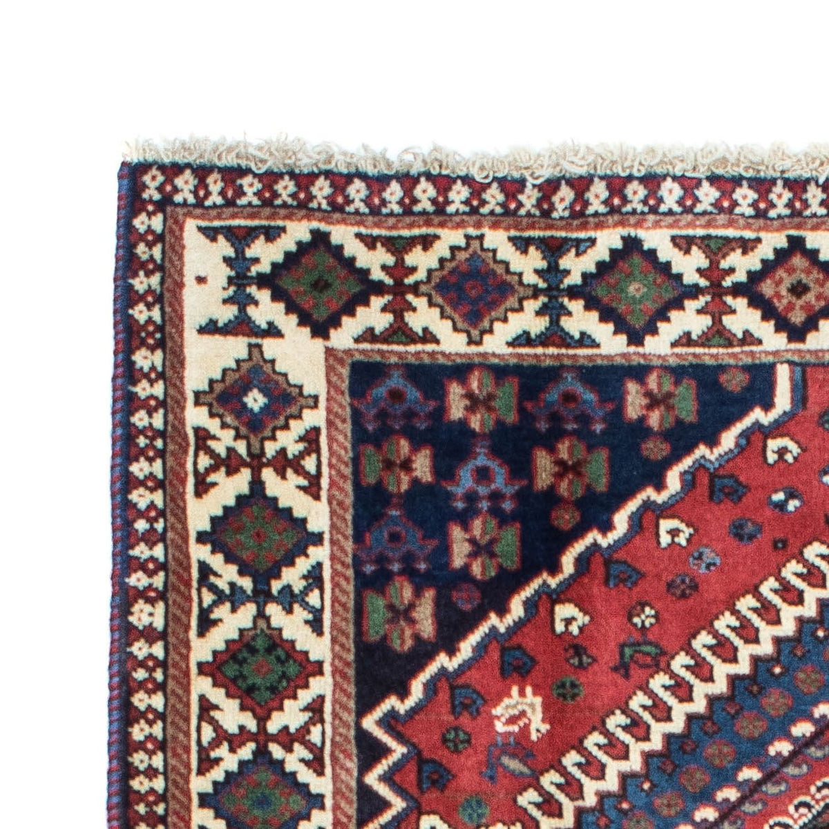 Tapis de couloir Tapis persan - Nomadic - 194 x 98 cm - rouge