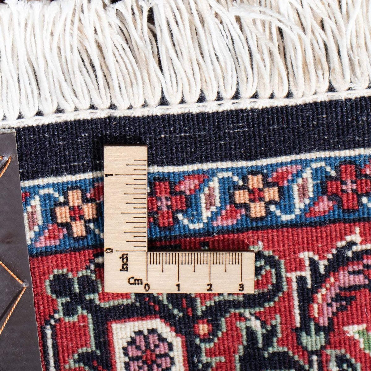 Tapis de couloir Tapis persan - Bidjar - 206 x 73 cm - bleu foncé