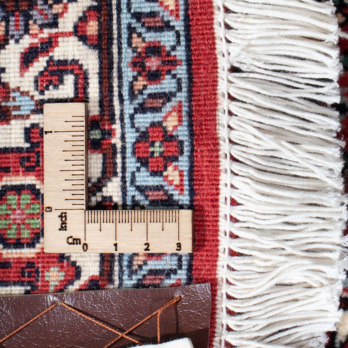 Tapis de couloir Tapis persan - Bidjar - 196 x 72 cm - rouge
