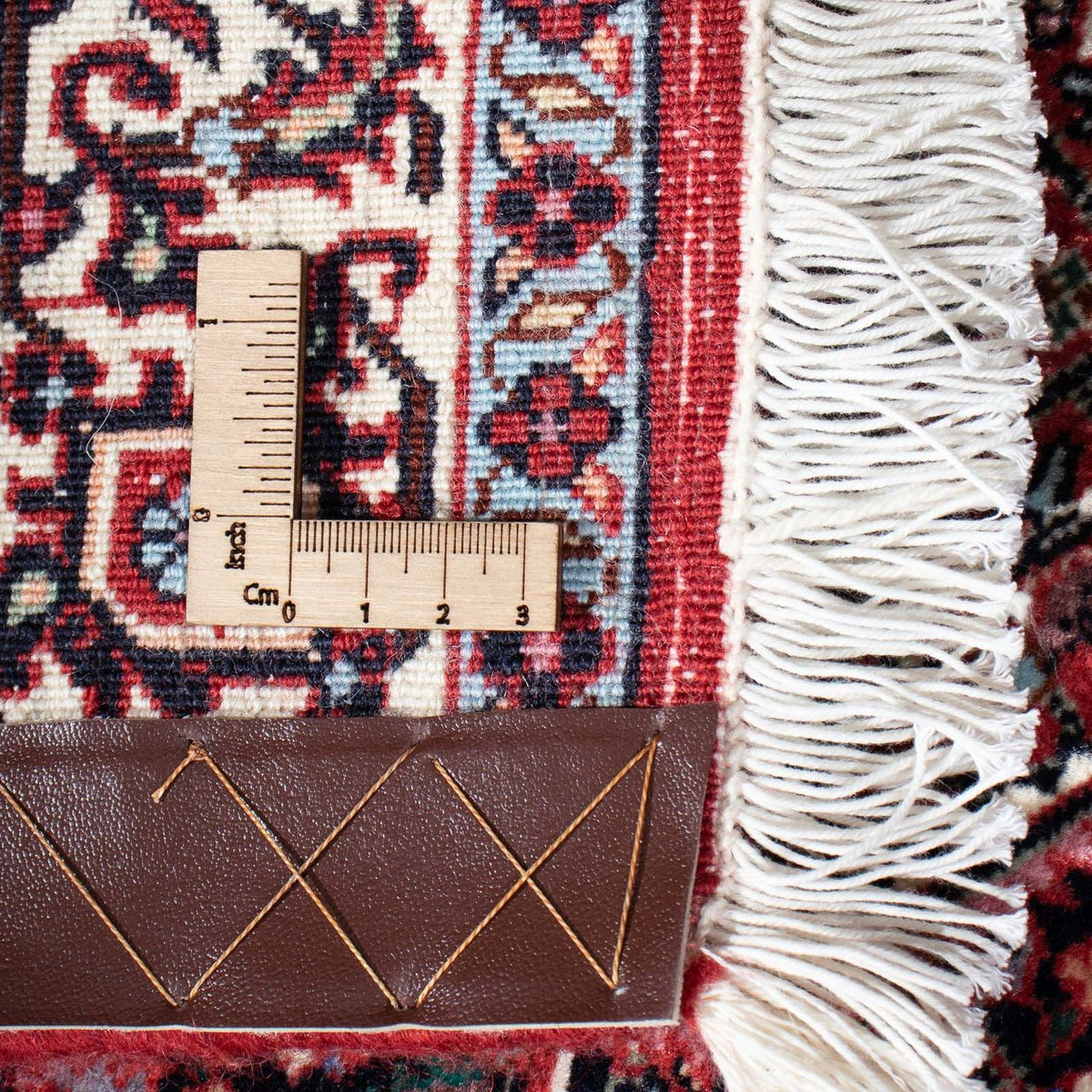 Tapis de couloir Tapis persan - Bidjar - 197 x 72 cm - rouge