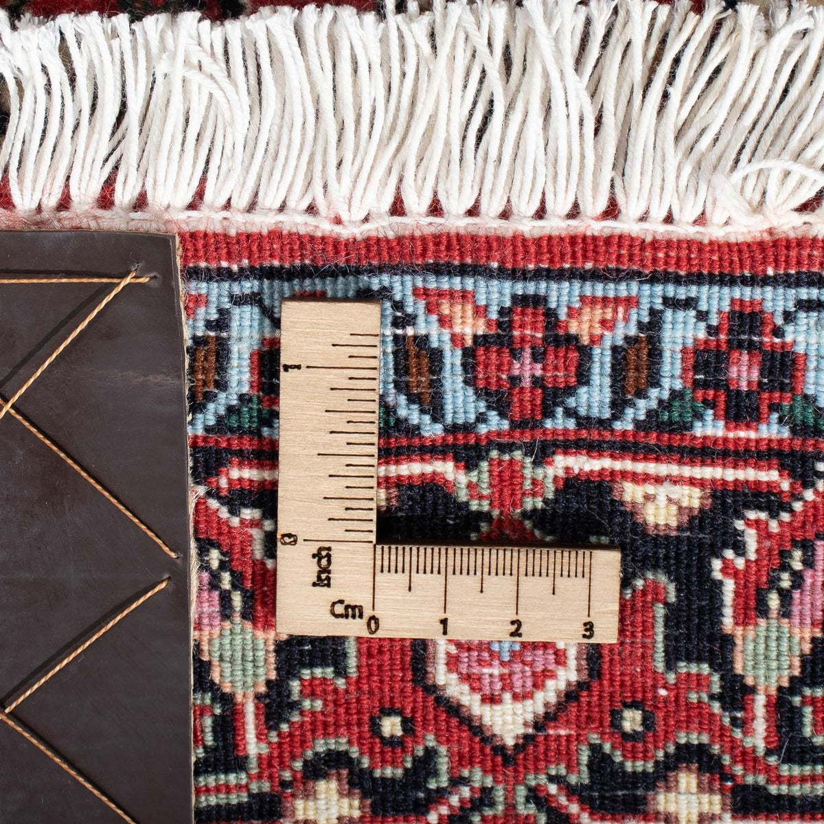 Tapis persan - Bidjar - 193 x 176 cm - rouge