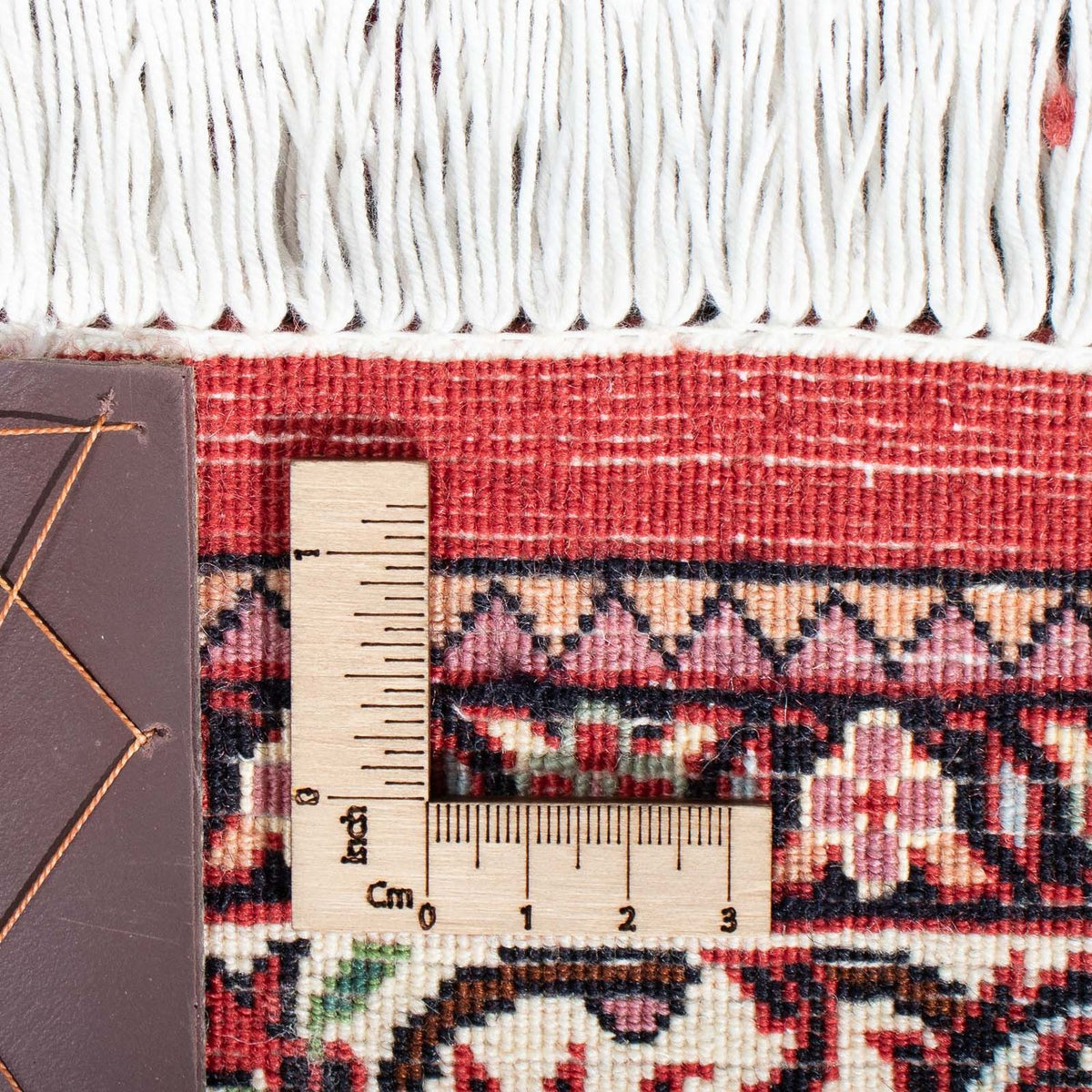 Tapis de couloir Tapis persan - Bidjar - 264 x 72 cm - rouge