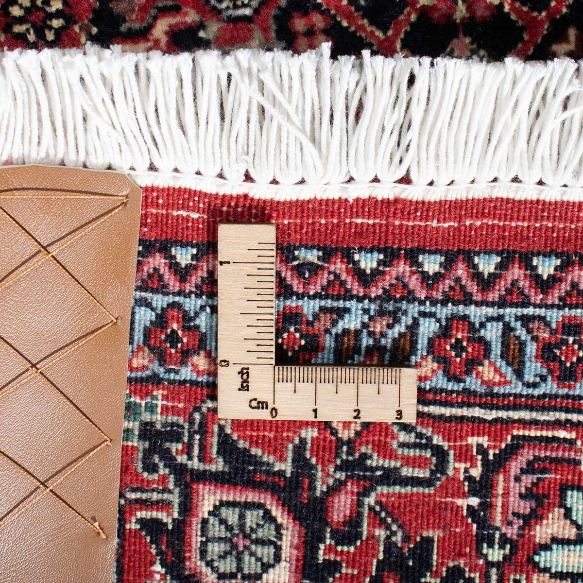 Tapis de couloir Tapis persan - Bidjar - 295 x 85 cm - rouge