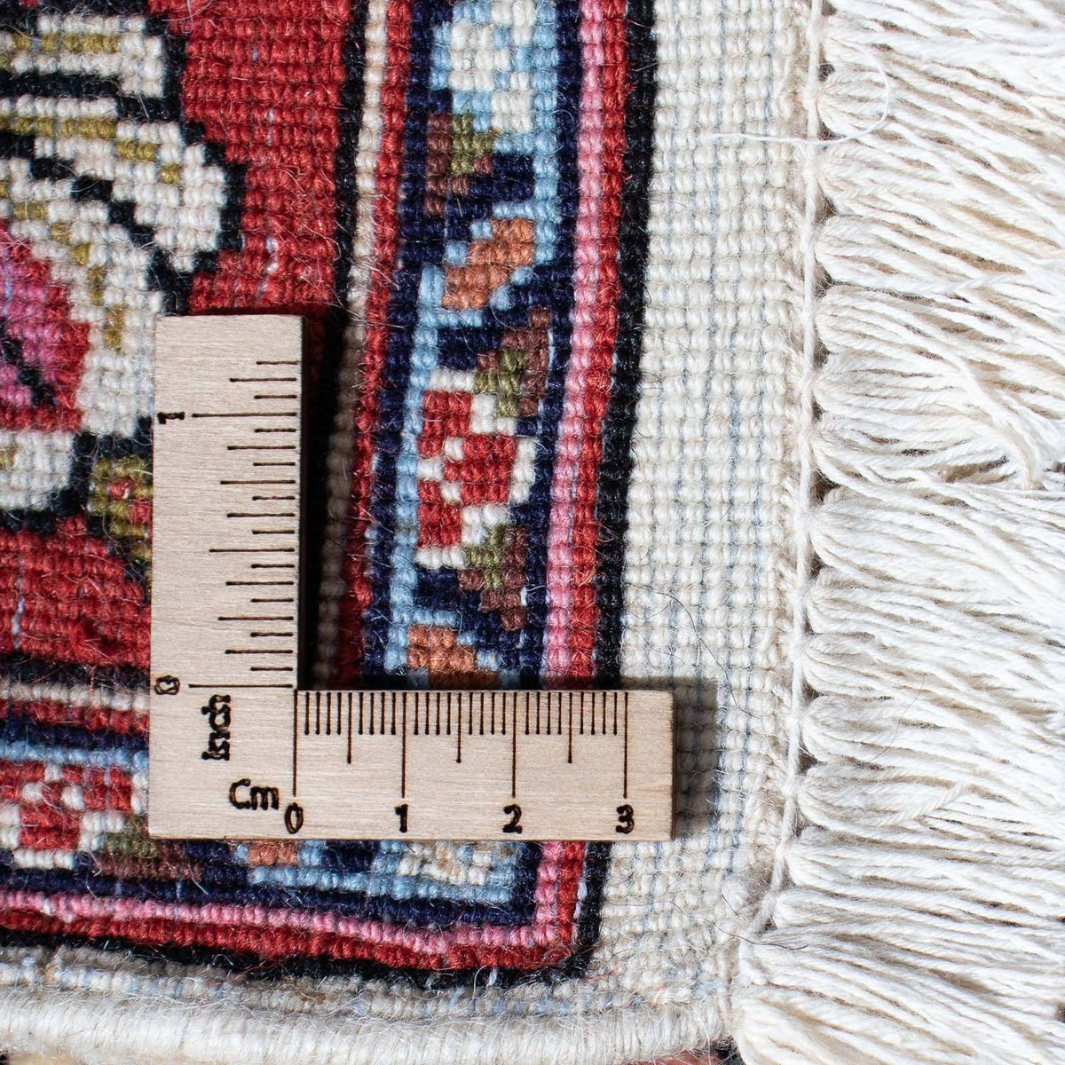 Tapis de couloir Tapis persan - Bidjar - 292 x 76 cm - beige