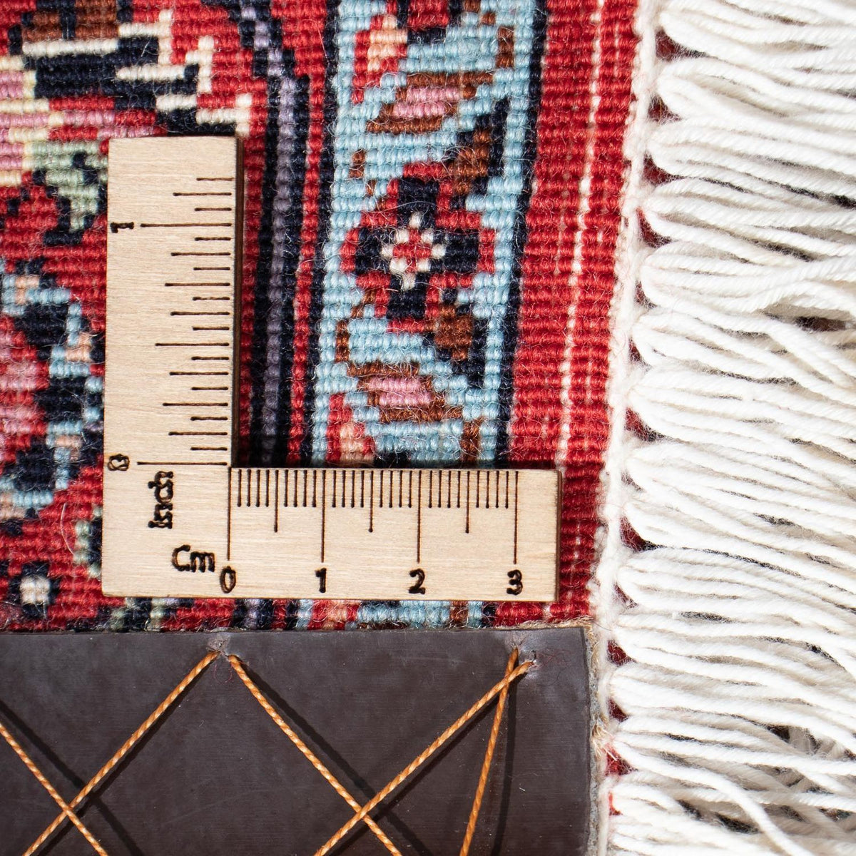 Tapis de couloir Tapis persan - Bidjar - 288 x 86 cm - rouge