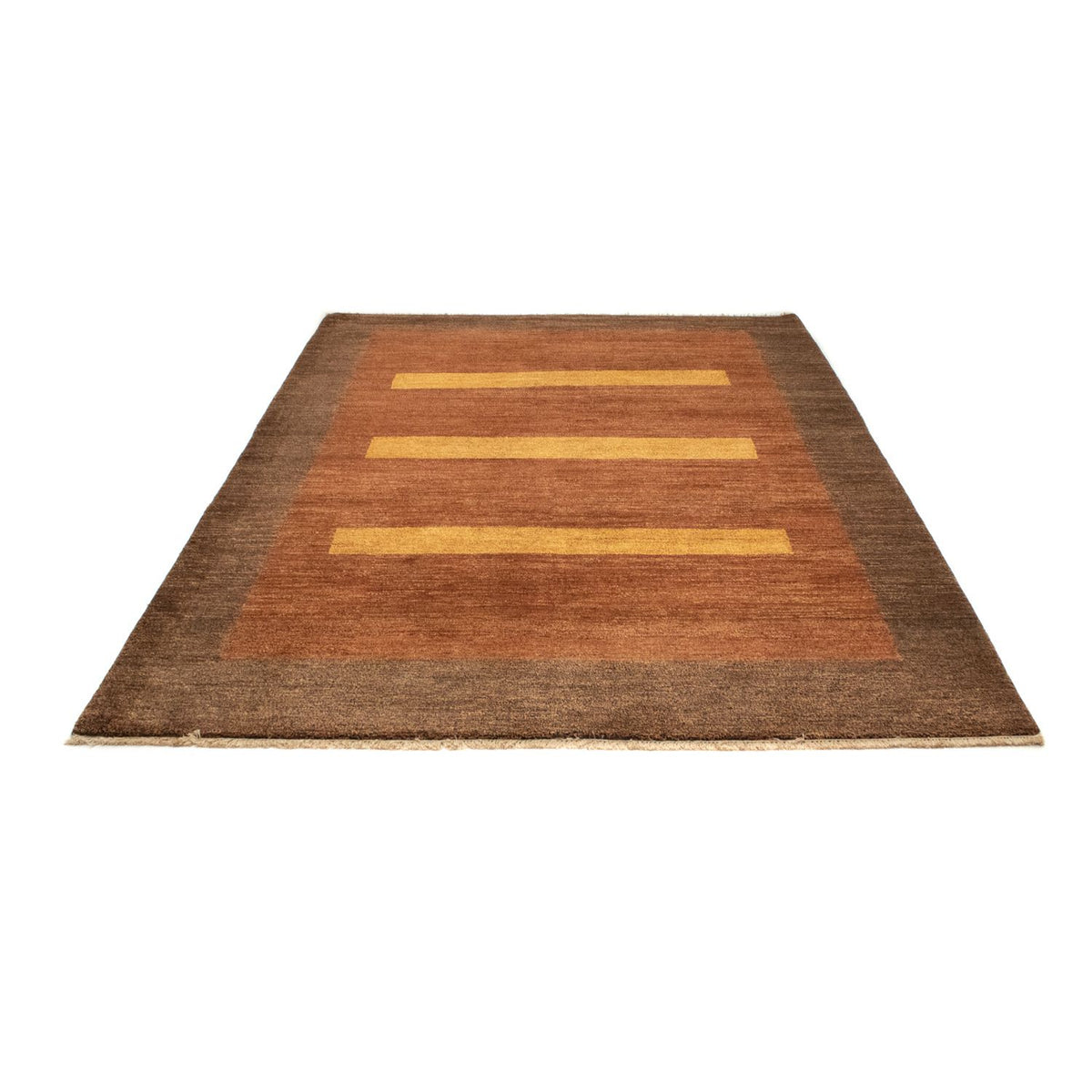 Tapis Gabbeh - Indus - 245 x 171 cm - rouille