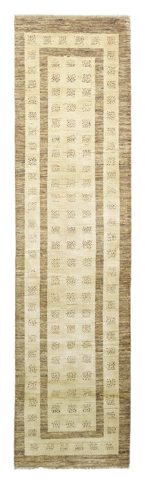 Tapis de couloir Tapis Gabbeh - Indus - 295 x 79 cm - beige