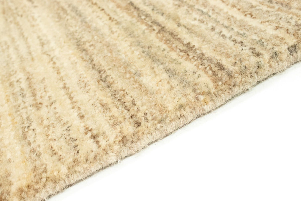 Tapis de couloir Tapis Gabbeh - Indus - 254 x 78 cm - beige
