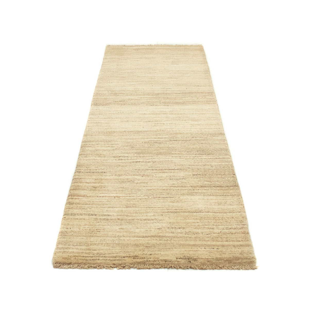 Tapis de couloir Tapis Gabbeh - Indus - 254 x 78 cm - beige