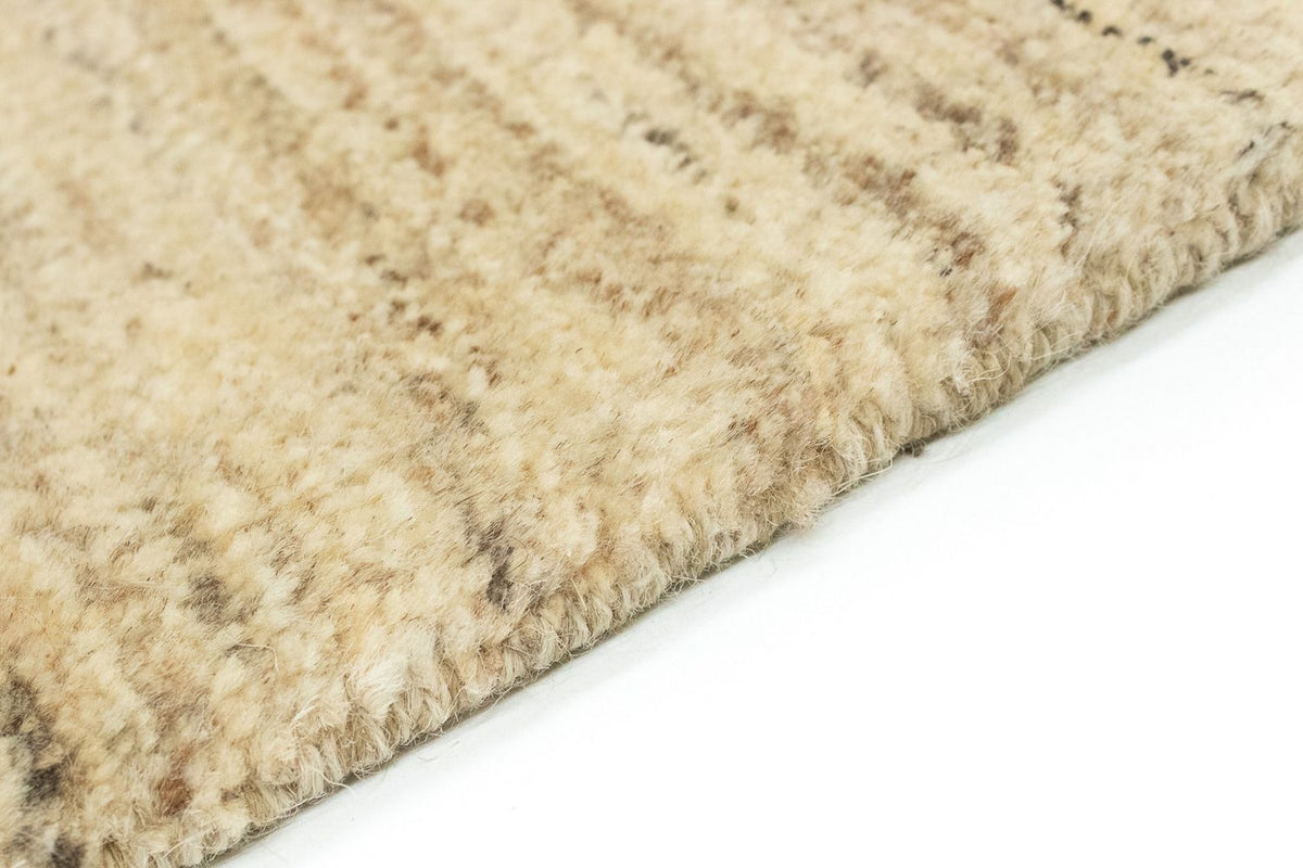 Tapis de couloir Tapis Gabbeh - Indus - 187 x 62 cm - beige