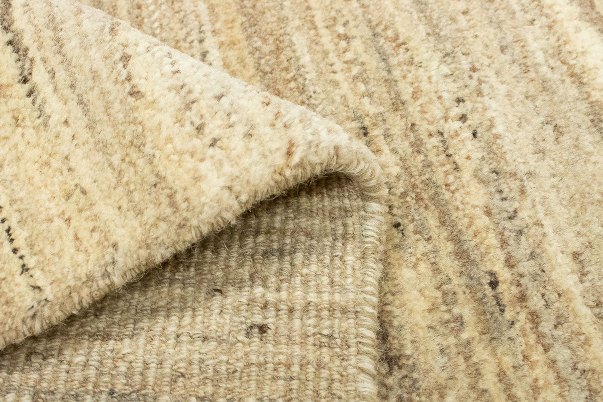 Tapis de couloir Tapis Gabbeh - Indus - 187 x 62 cm - beige