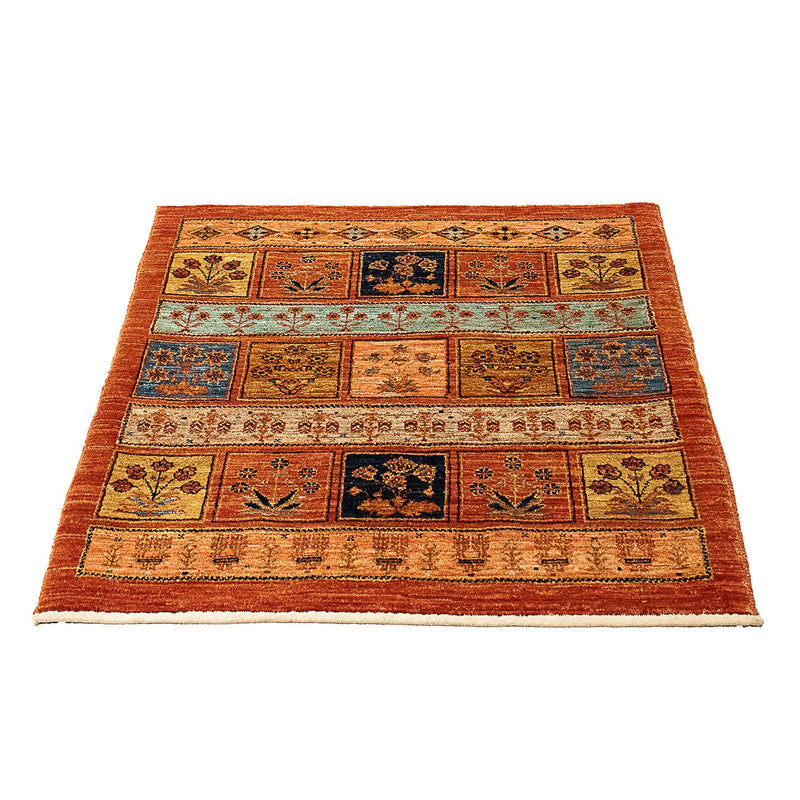 Tapis Pakistani - 93 x 85 cm - rouille
