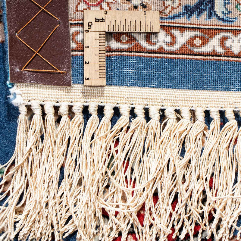 Tapis persan - Isfahan - Premium - 198 x 133 cm - bleu