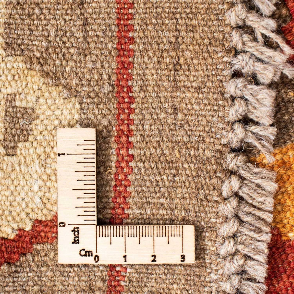 Tapis de couloir Tapis Kelim - Oriental - 198 x 78 cm - beige