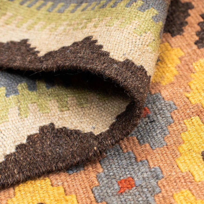 Tapis de couloir Tapis Kelim - Oriental - 208 x 82 cm - beige