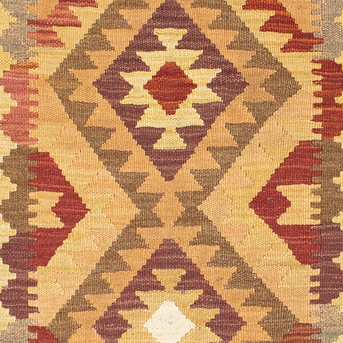 Tapis de couloir Tapis Kelim - Oriental - 191 x 77 cm - marron clair