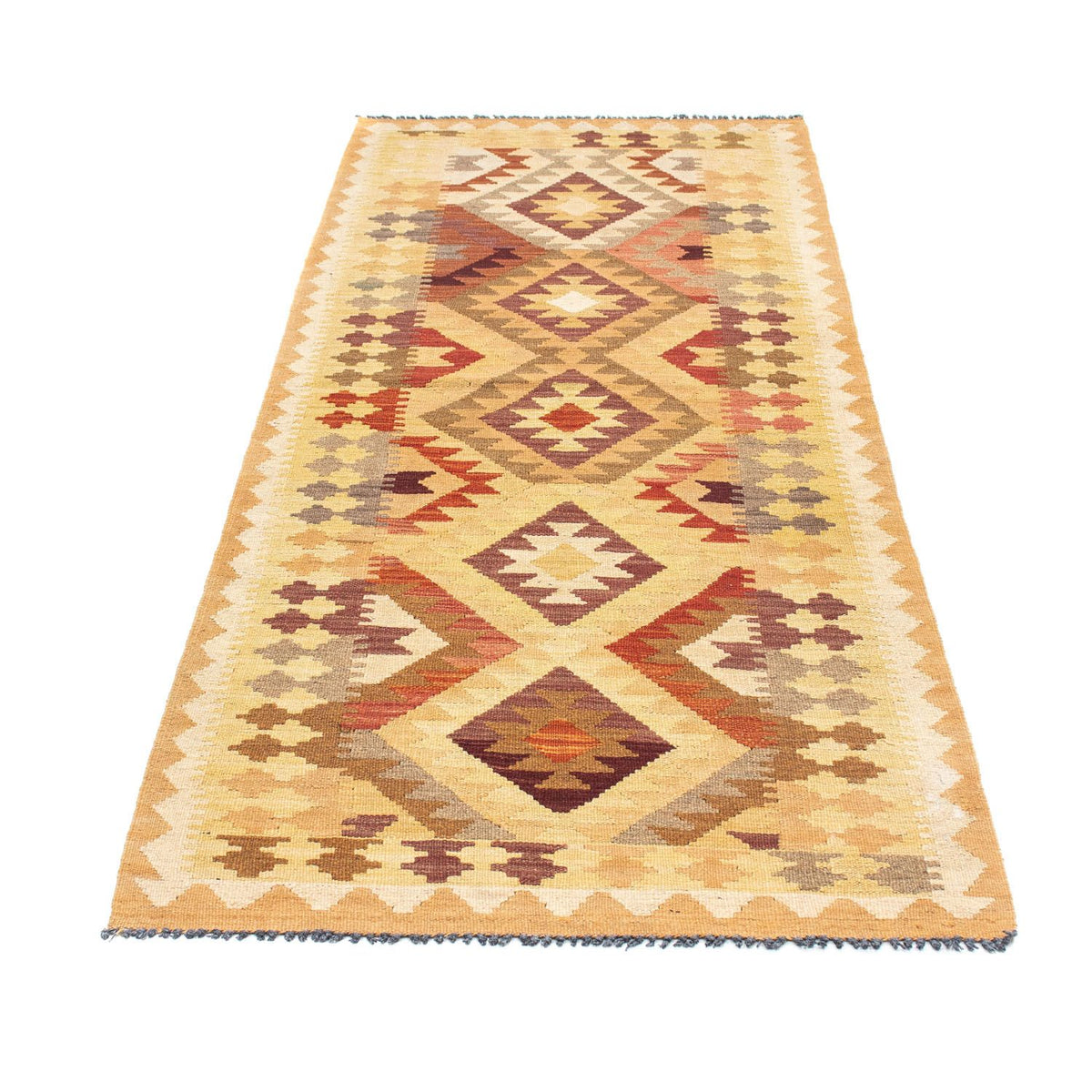 Tapis de couloir Tapis Kelim - Oriental - 191 x 77 cm - marron clair