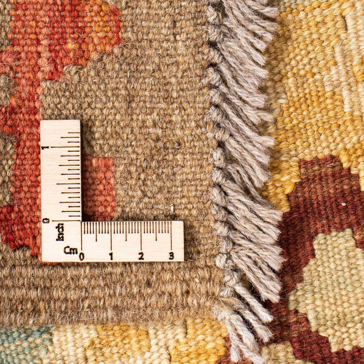 Tapis de couloir Tapis Kelim - Oriental - 201 x 78 cm - beige