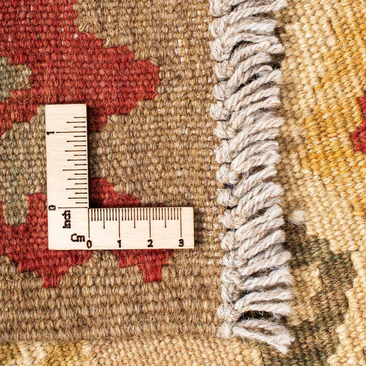 Tapis de couloir Tapis Kelim - Oriental - 199 x 79 cm - beige